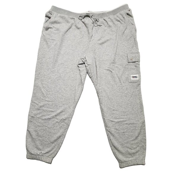Tommy Hilfiger Sport Joggers Sweatpants‎ Women's Gray Leg Spell Out XXL - Picture 1 of 12